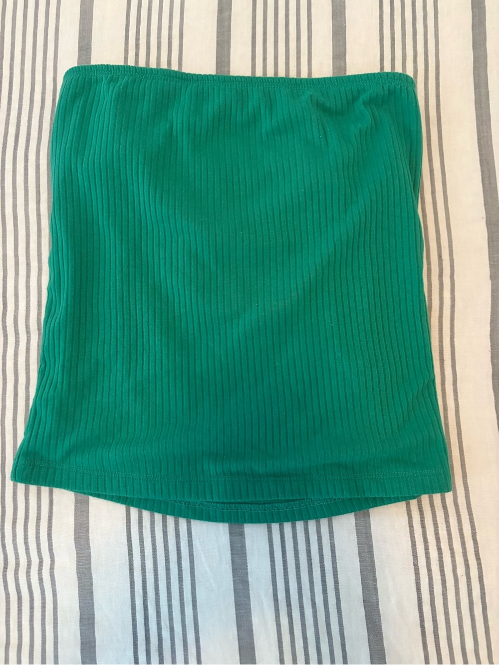 Old Navy Green Ribbed Tube Top